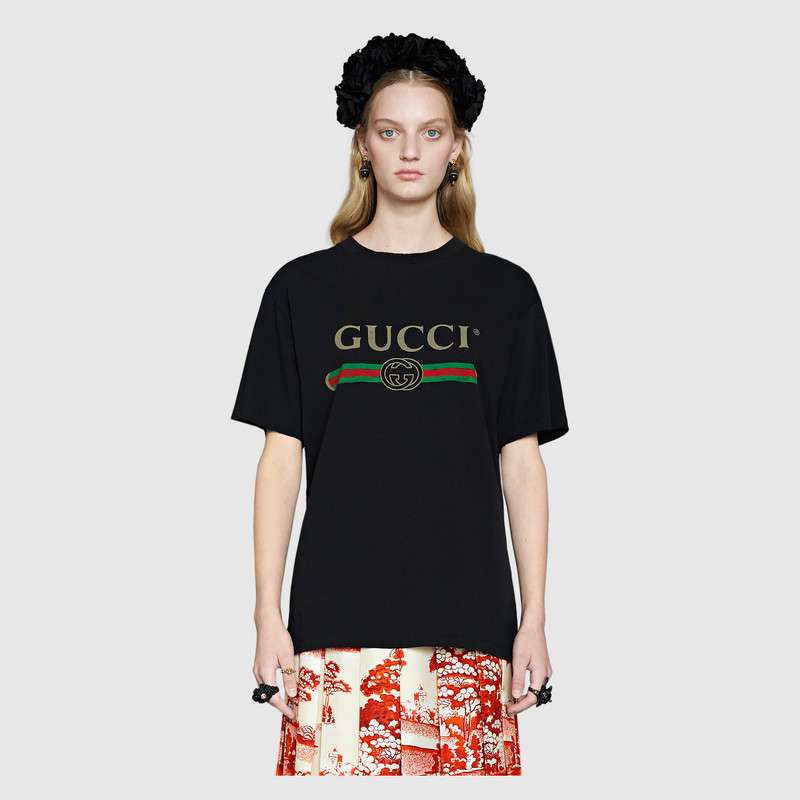 入荷情報 ミケーレ GUCCI エンブロイダリー ウォッシュド ロゴ Tシャツ ...