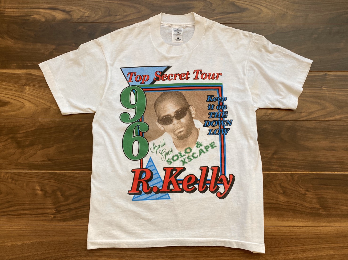 VINTAGE R.Kelly Top Secret Tour BOOTLEG RAP TEE RARE ver #0011 from ...