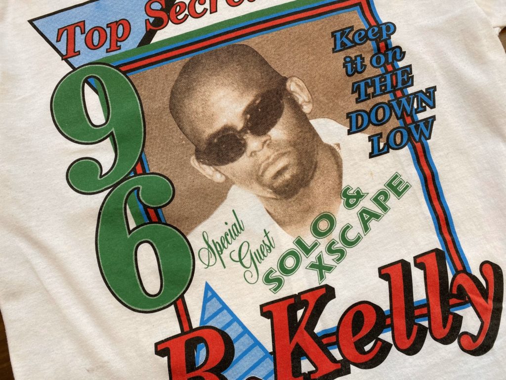 VINTAGE R.Kelly Top Secret Tour BOOTLEG RAP TEE RARE ver #0011