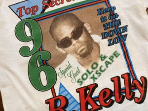 VINTAGE R.Kelly Top Secret Tour BOOTLEG RAP TEE RARE ver